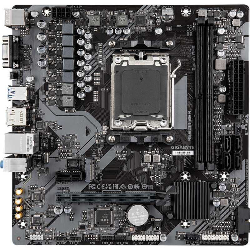 Placa de baza GIGABYTE A620M S2H , Socket AM5