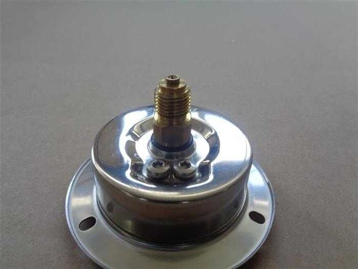 Manometru axial 63 mm cu glicerina cu flansa uz industrial