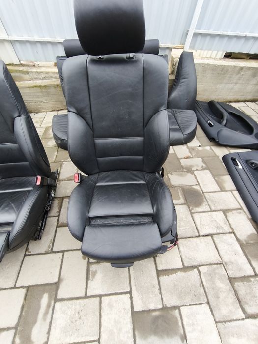 Scaune interior recaro piele neagra BMW E46 Touring