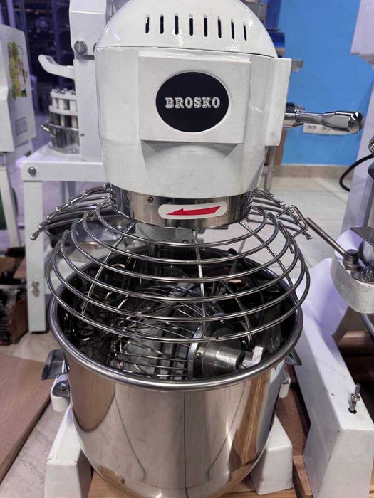 Планетарный миксер BROSKO 10л, 20л,30л, 50л, 60л, 80л