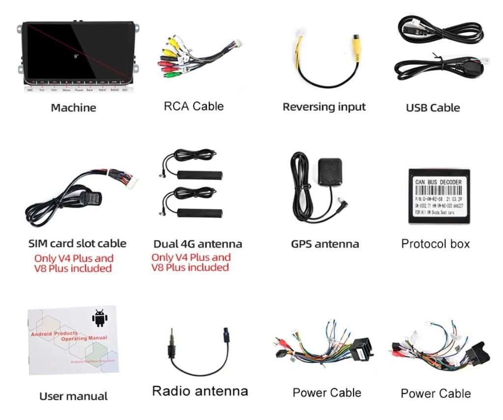 OFERTA: Navigatie cu Android dedicata - VW Seat Skoda - WiFI Bluetooth