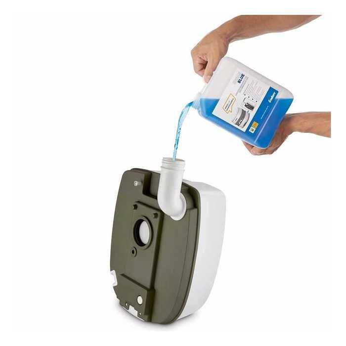 Мобилна химическа къмпинг тоалетна Mercado Trade, Пластмаса, 15л., Бял