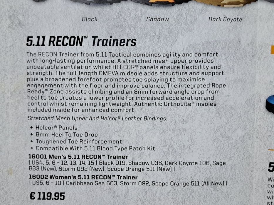 5.11 Tactical Recon Trainers