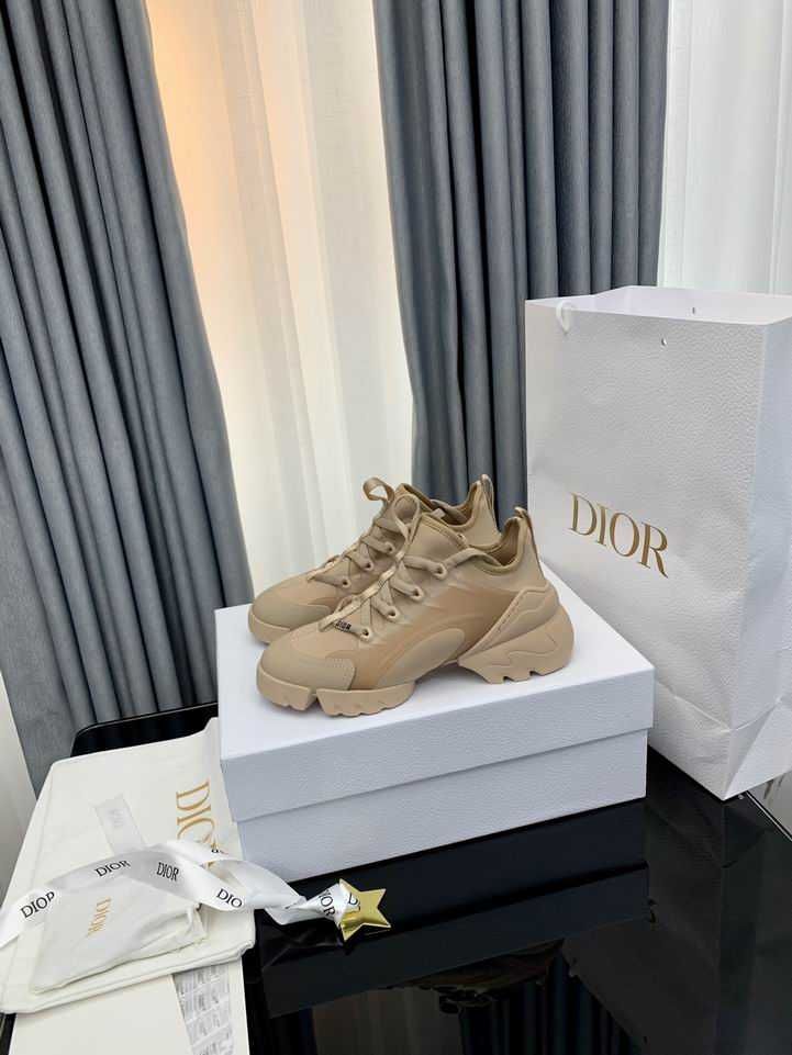 Adidasi Dior D-Connect bej, marimi 35-40, pantofi Premium