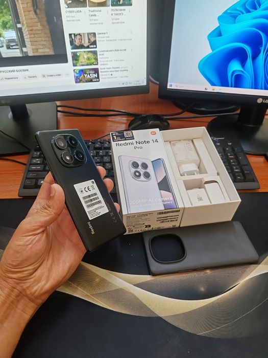 Redmi note 14pro 12/256g(2025)ideal ochilmagan usta kurmagan aybi yuq