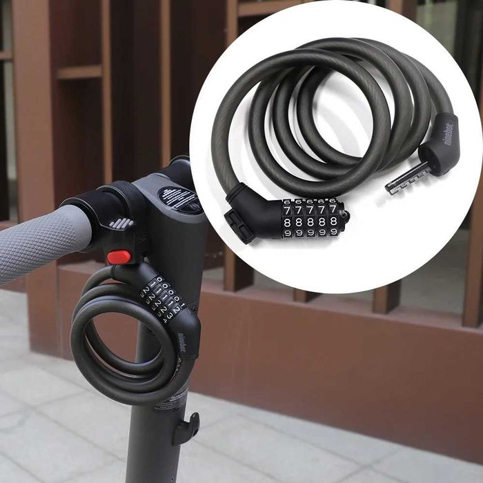 Cablu de blocare Bicicleta, Bicicleta Electrica, Trotineta  – 1,2 m