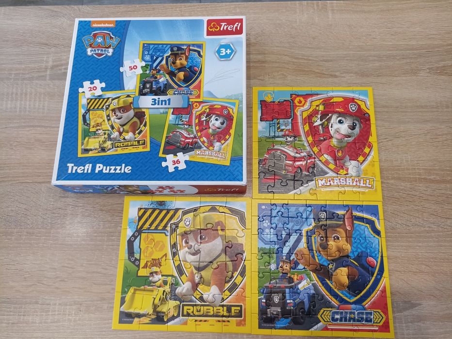 Детски пъзели Ravensburger/Trefl 3+/4+ 25, 36, 49  Frozen, Paw patrow