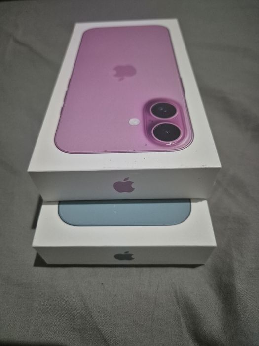Iphone 16 256gb - Sigilat - Liber de retea - Roz/Verde - Factura