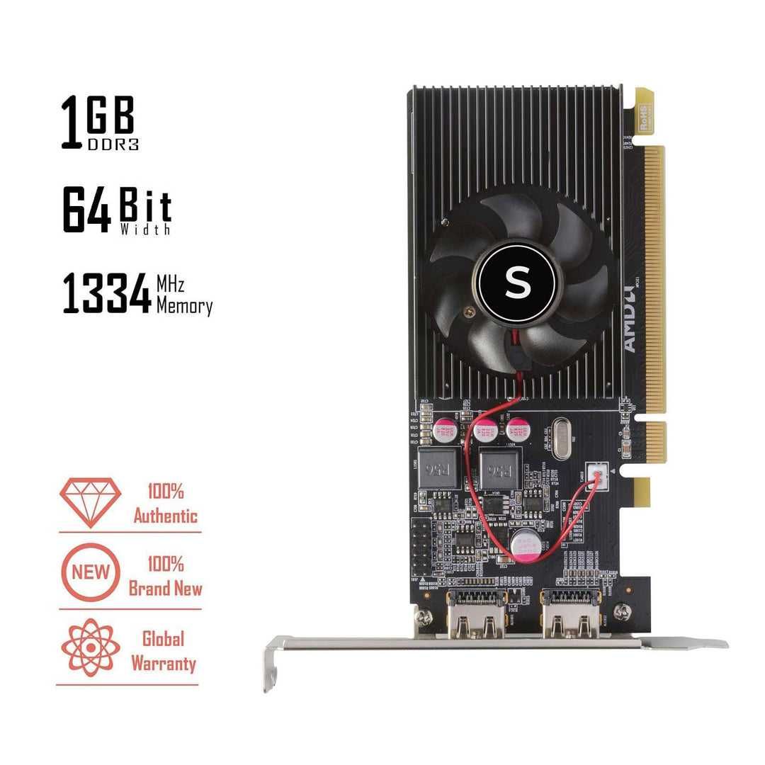 Placa video SAPLOS Radeon HD 6570 2 HDMI, 1GB GDDR3 64-bit Low Profile