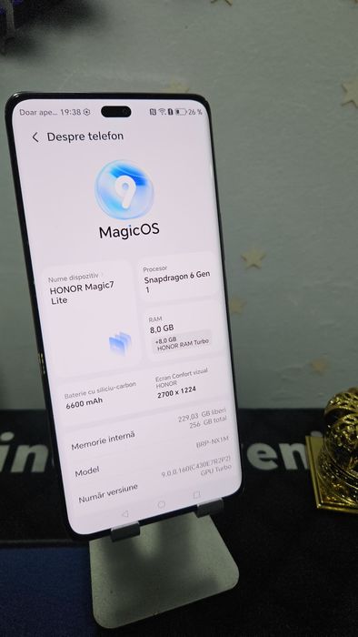 Honor Magic 7 Lite 256GB 8+8 GB Ram Duos.Preṭ fix!