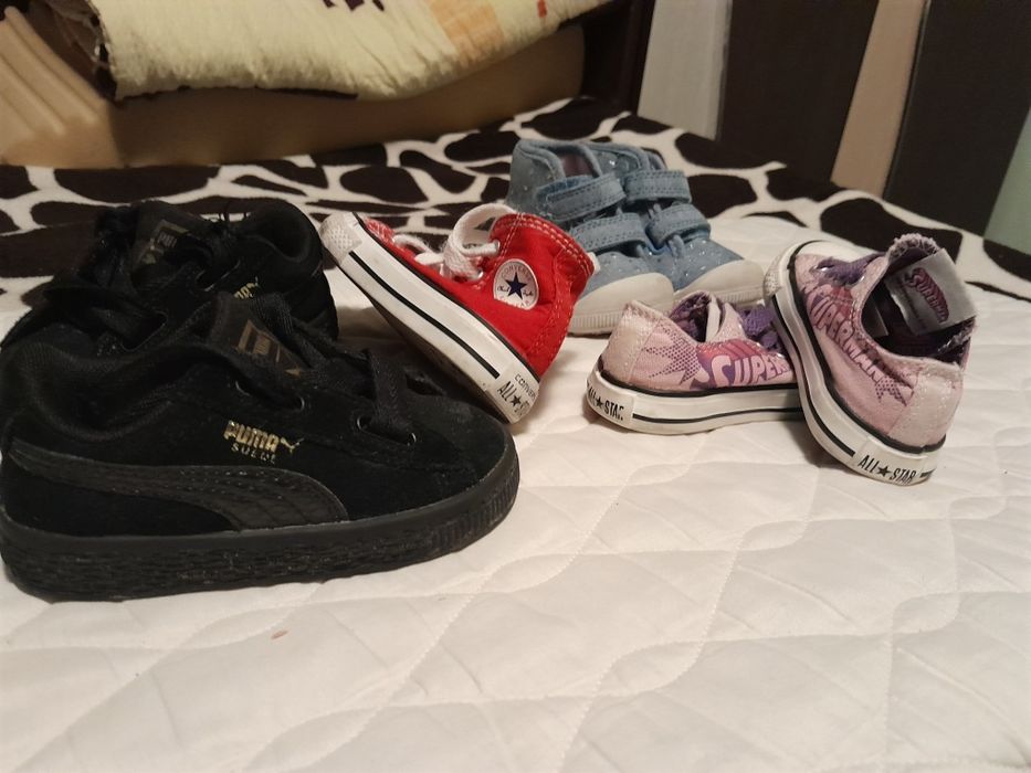 Incaltaminte Nike, Puma, Converse și Adidas, marimi 21 si 22