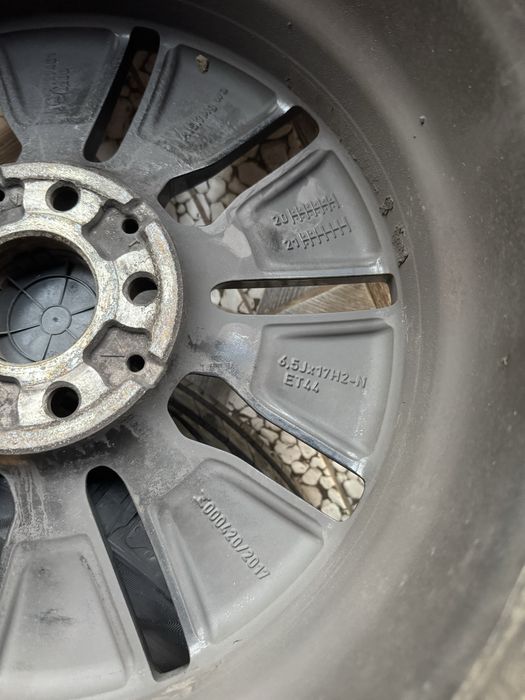 Jante Mercedes 17 + anvelope DOT 2025