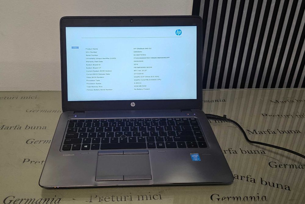 Laptop core i5 gen 5 - Hp EliteBook 840 G2 - functional perfect