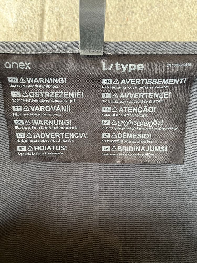 Продается коляска  ANEX l/type 3в1 + автокресло