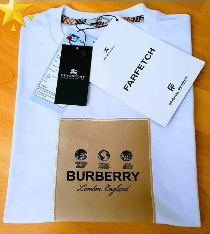 Tricou bumbac Burbbery, model unisex,diverse mărimi, Italia