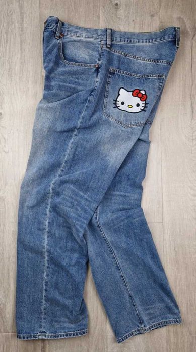 Японски редки дънки Int.bape x Sanrio L-XL