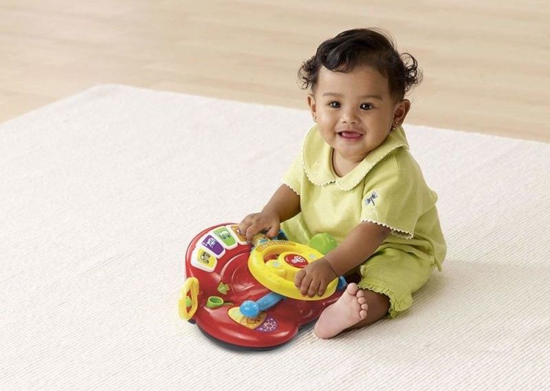 Бебешка музикална играчка Vtech - кормило, волан със звук и светлина