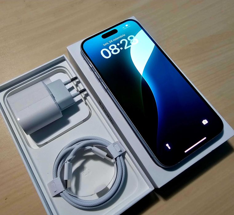 iPHONE 15 Plus ! 5G EXCELENT !! aspect de Nou ! pachet compl.+bonus