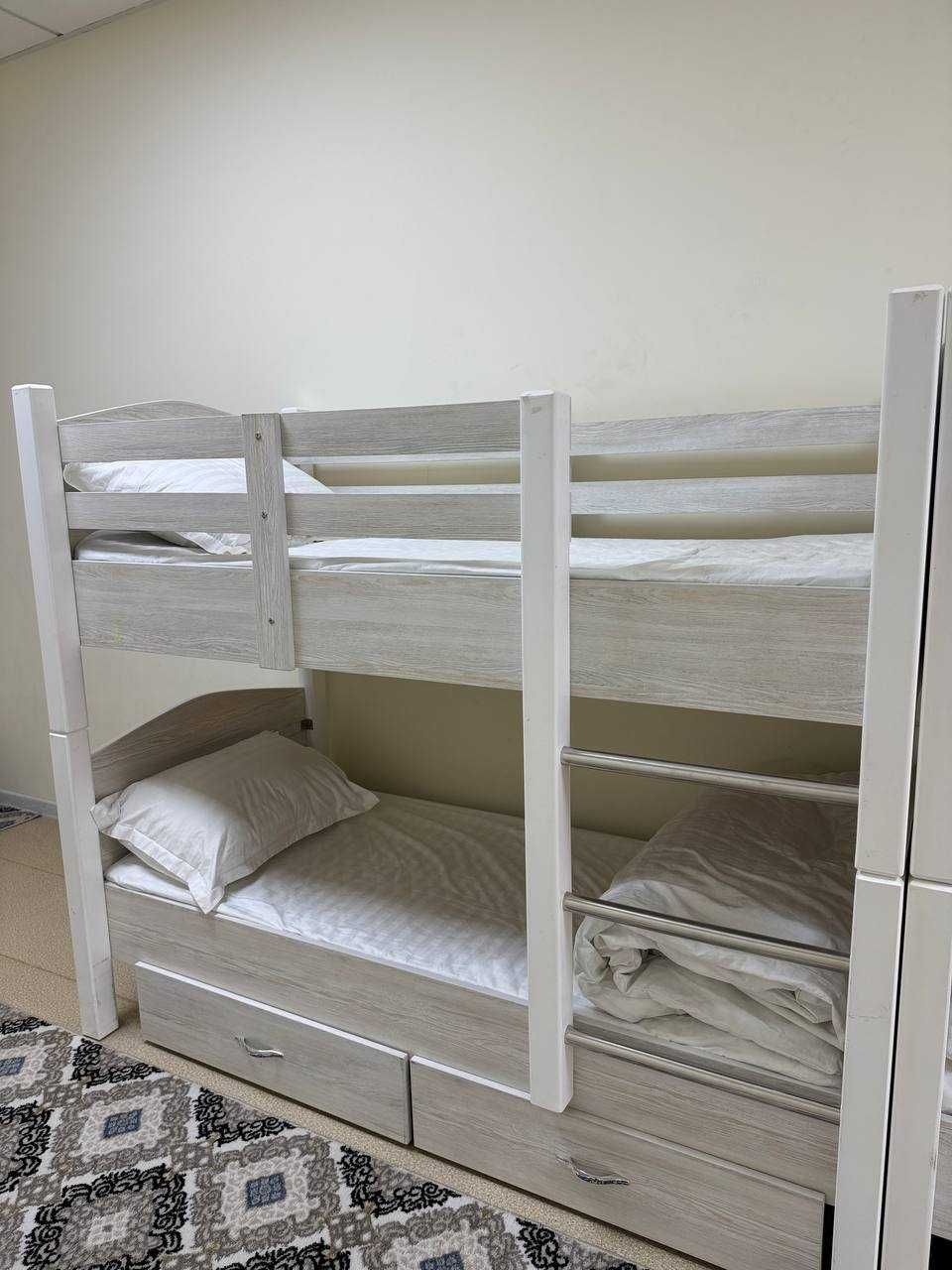 Ikki etajli krovat+matras, двухъярусные кровати с матрасами