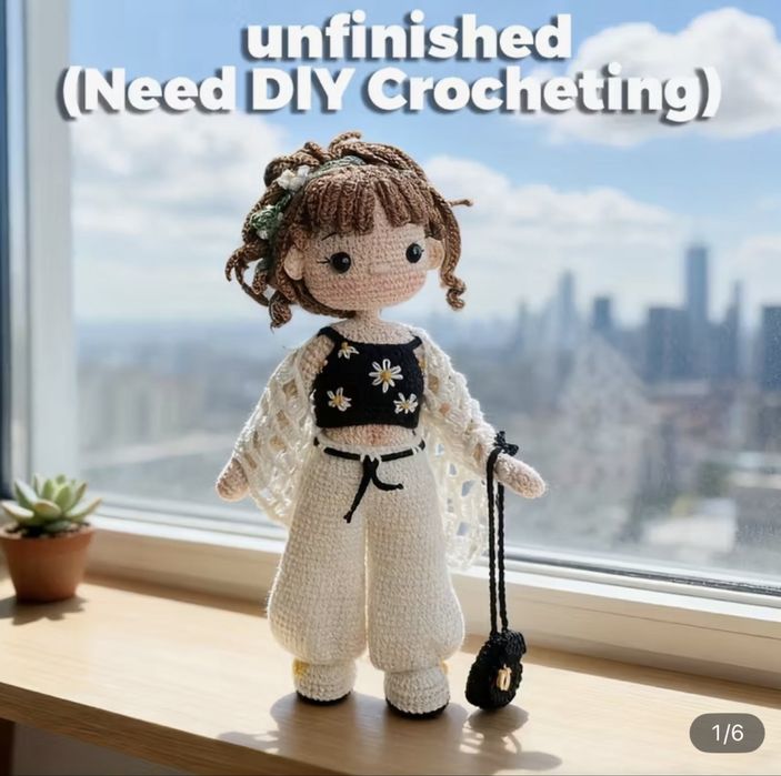 Vand papusa crosetata