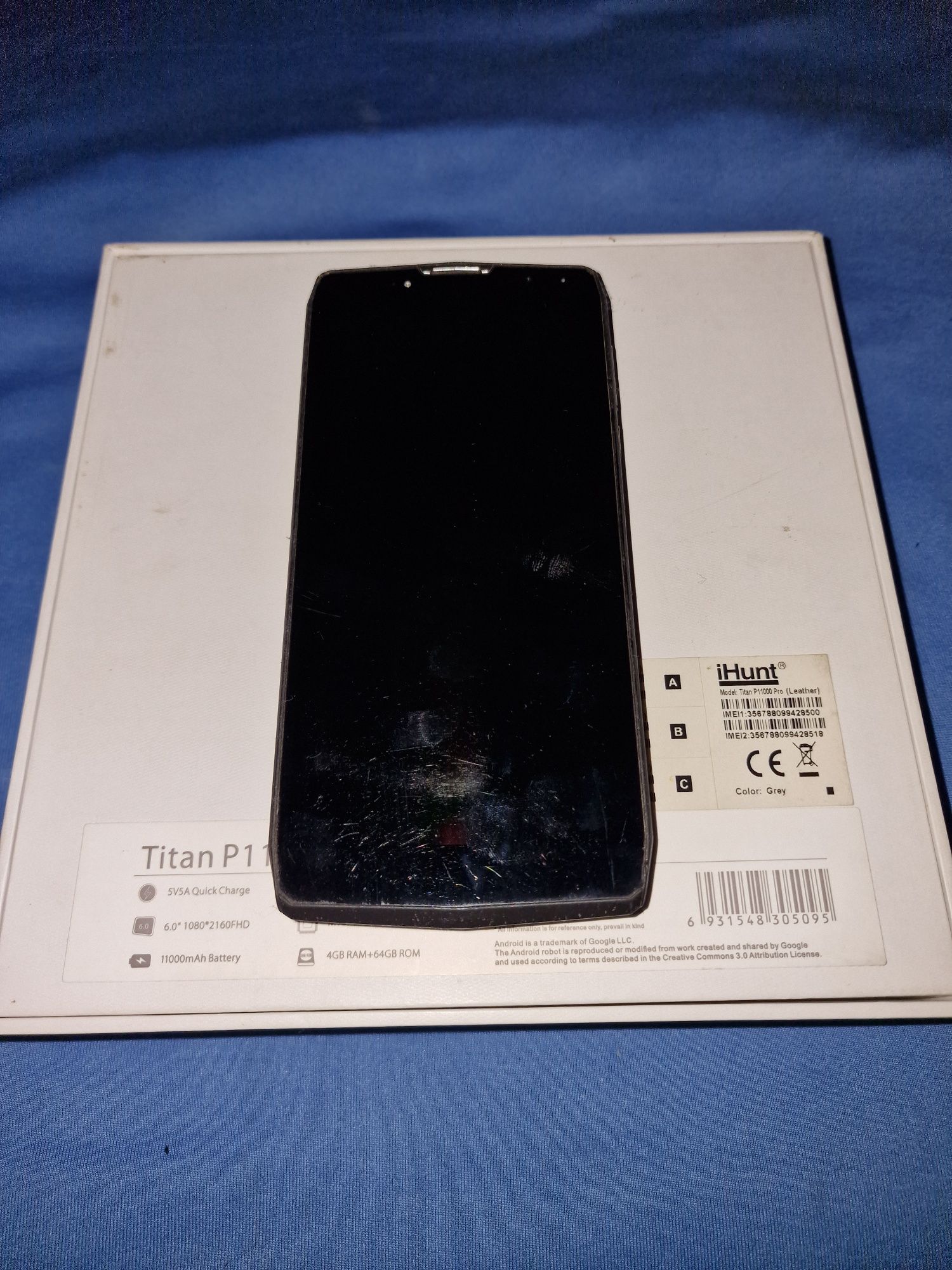 Ihunt titan p1100 pro detalii la telefon