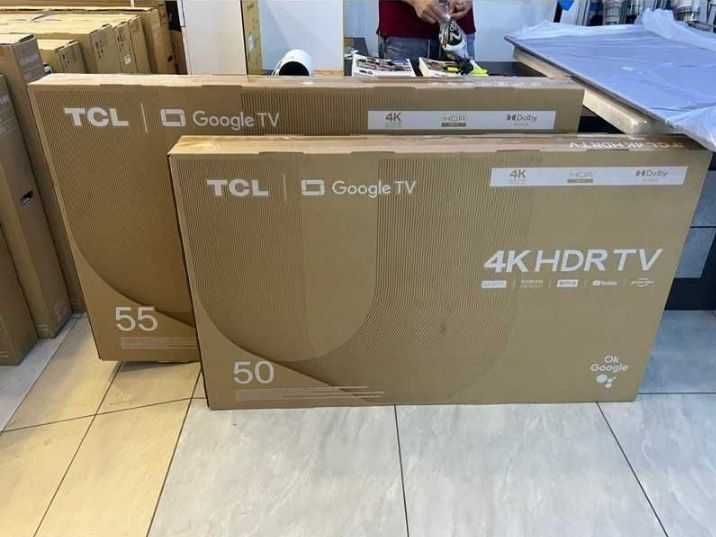 Телевизор Tcl 75" 65" 55" 50" 43"Smart Google Tv 4K Доставка бесплатно