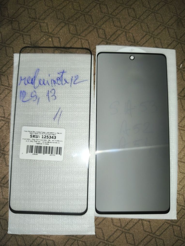 Huse si folii samsung redmi si honor toate modele 8 ron bucata