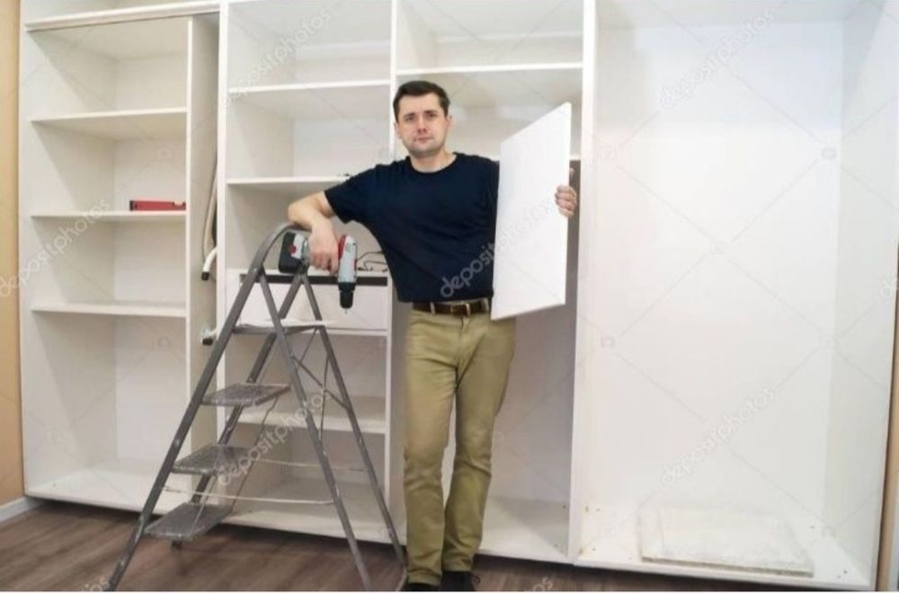 Мебел ечамиз сочамиз йиғамиз ўрнатамиз ва таъмирлаймиз