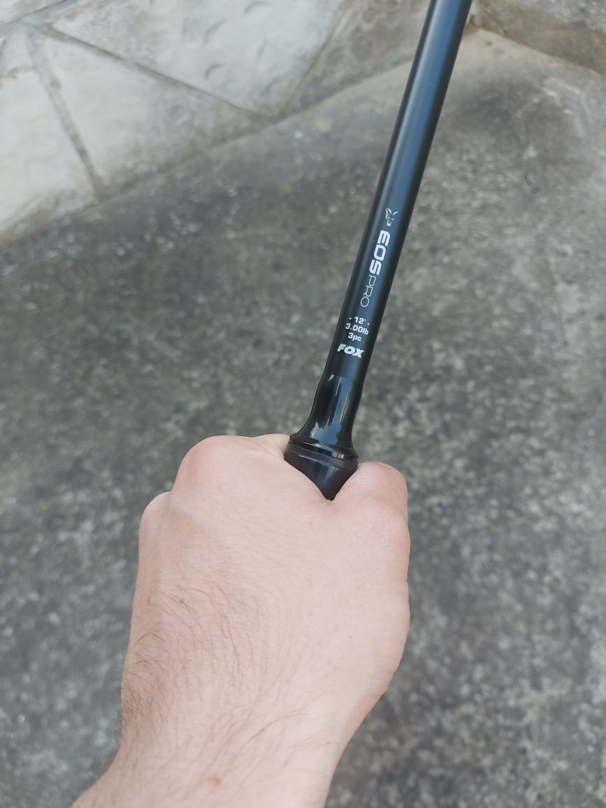 Шаранджийска въдица Fox Eos PRO, 12ft 3 lb 3 части