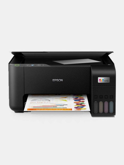принтер Epson L3252 — цветное МФУ с Wi-Fi и СНПЧ , со склада