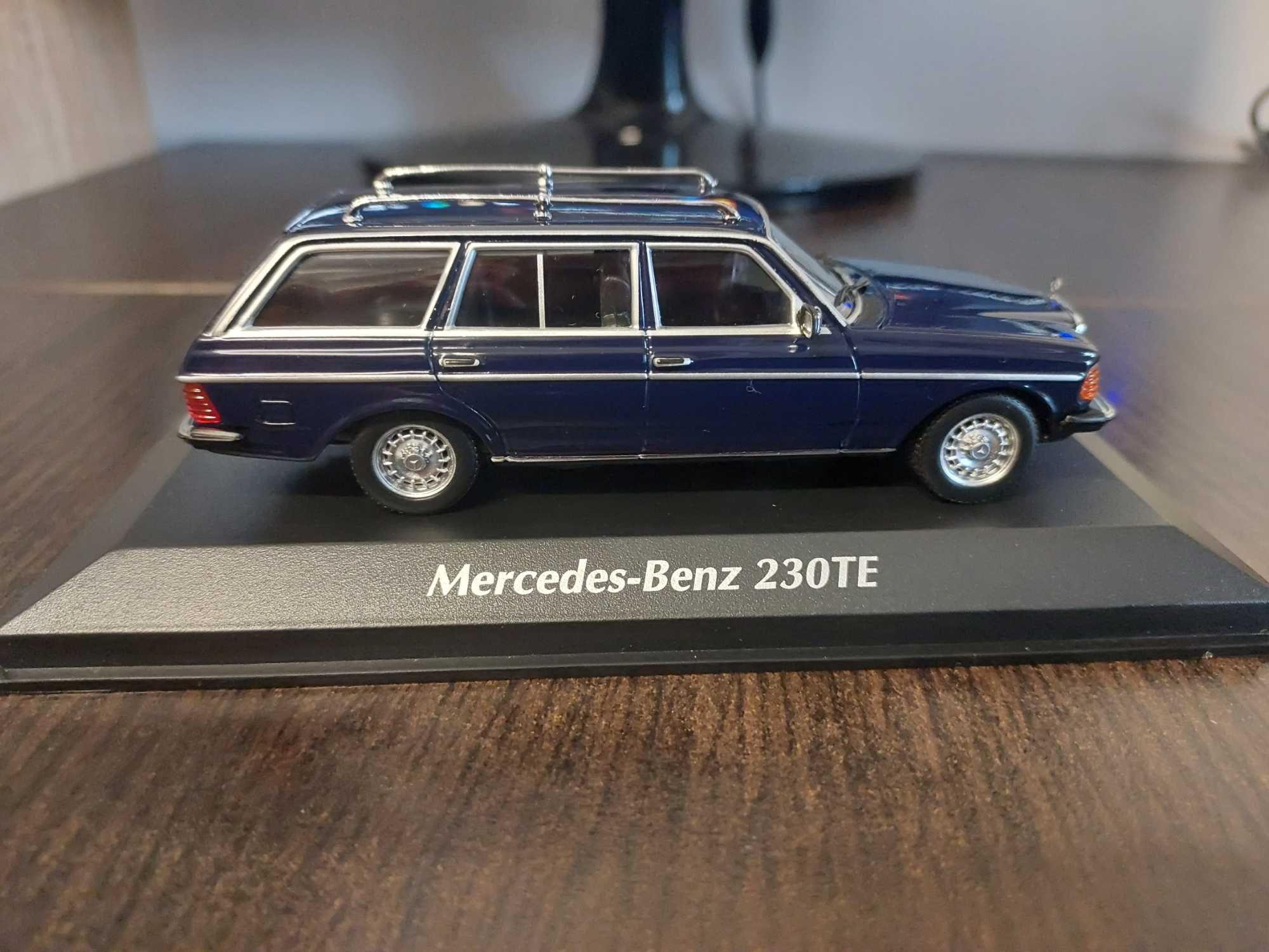 Macheta MERCEDES BENZ 230TE S123 1982 - Minichamps, 1/43, noua.