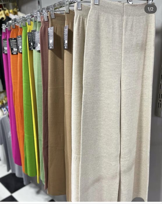 Вязаные женские штаны