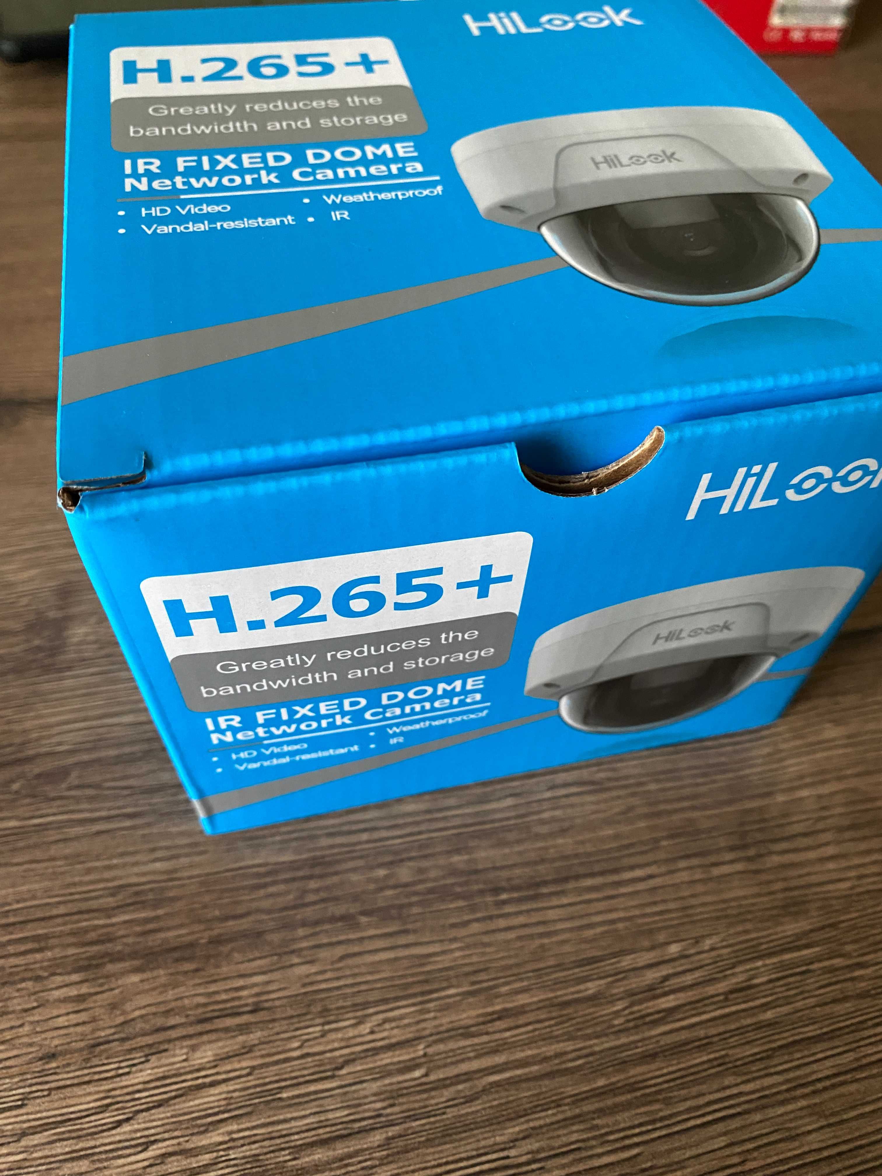 сетевая купольная видеокамера HiLook IPC-D121H (2.8 мм) (C) 2МП ИК