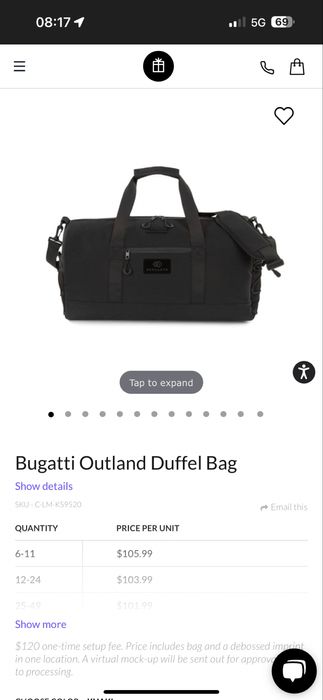 Geanta umar,voiaj,Bugatti