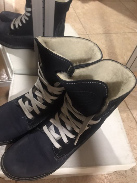 Bocanci piele dama,imblaniti