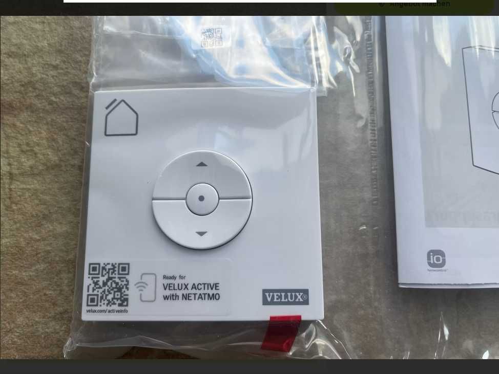 Întrerupător de perete VELUX pt. rulouri și rolete exterioare KLI 313