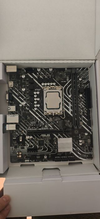 Процессор Intel Core i3-12100  и материнкая плата ASUS PRIME H610M