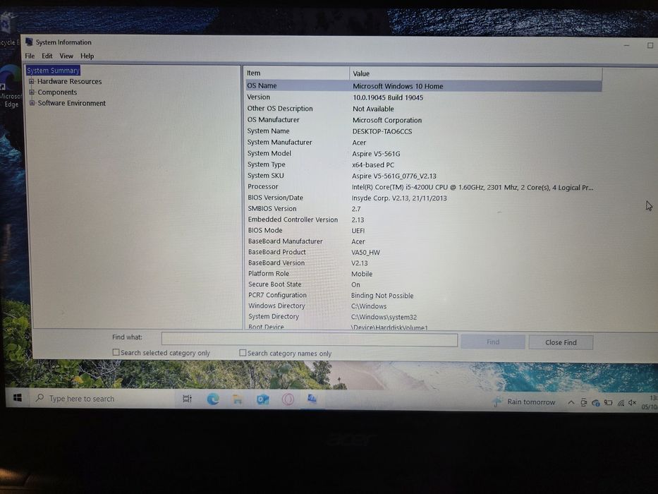 Laptop Acer office