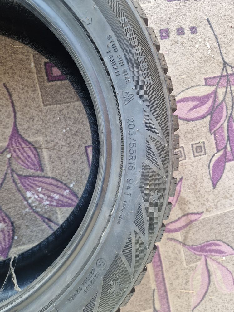 Зимние шины 5 штук 16r/205/55