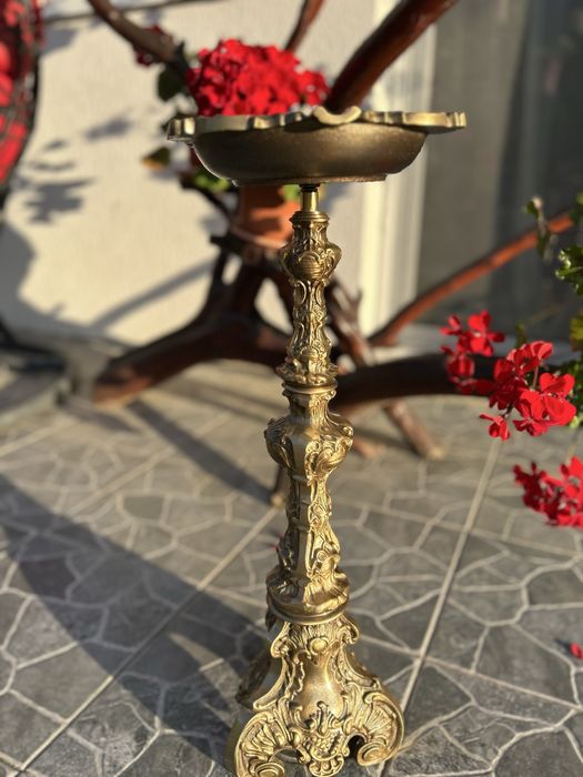 Scrumiera baroc din bronz masiv