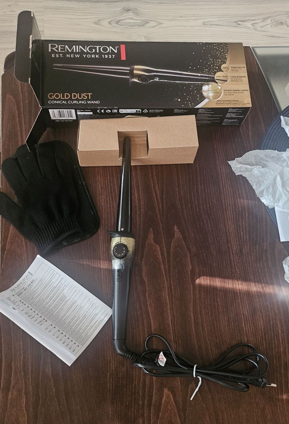 Маша за коса Remington gold dustt