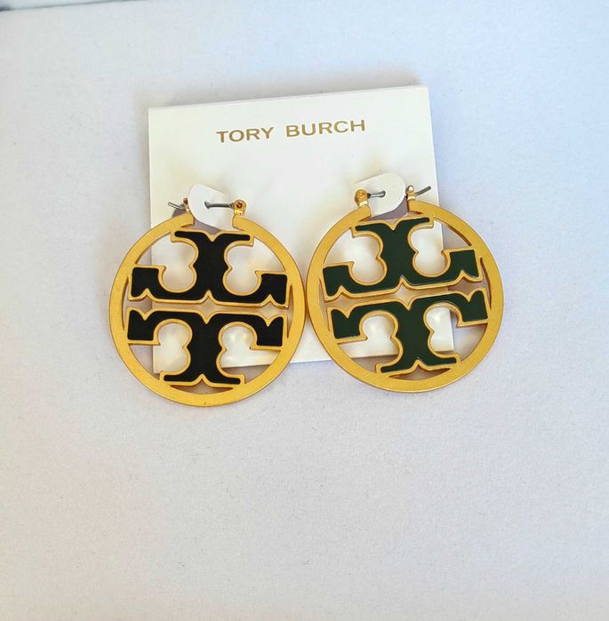 Обеци Tory Burch - Miller hoop earrings