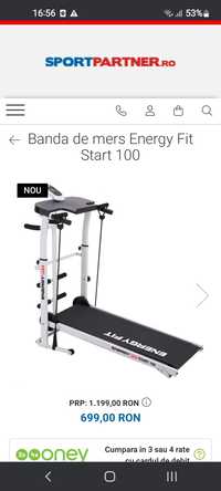 Bandă de mers Energy Fit Start 100