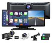 Sistem multimedia auto cu cameră față/spate și CarPlay. Android Nou
