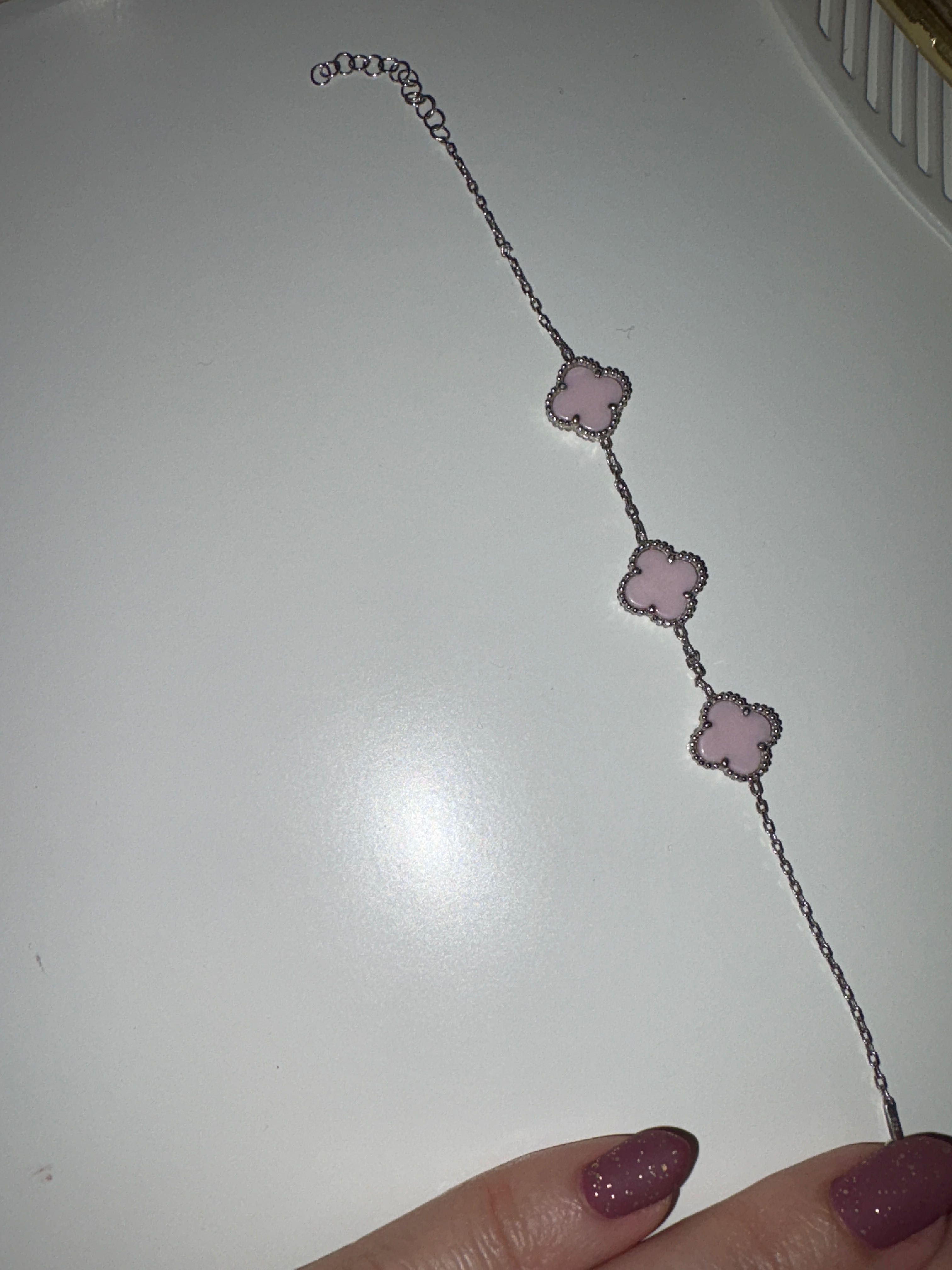 Гривна сребърна Van cleef