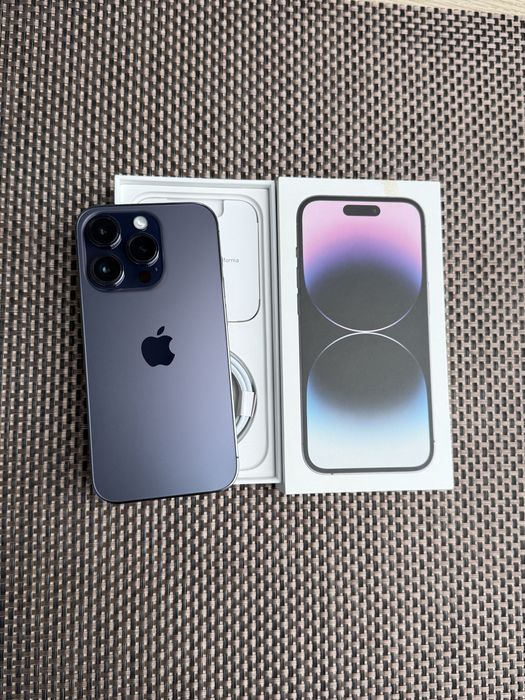 КАТО НОВ! *ЛИЗИНГ*/ iPhone 14 Pro Deep Purple 128Gb