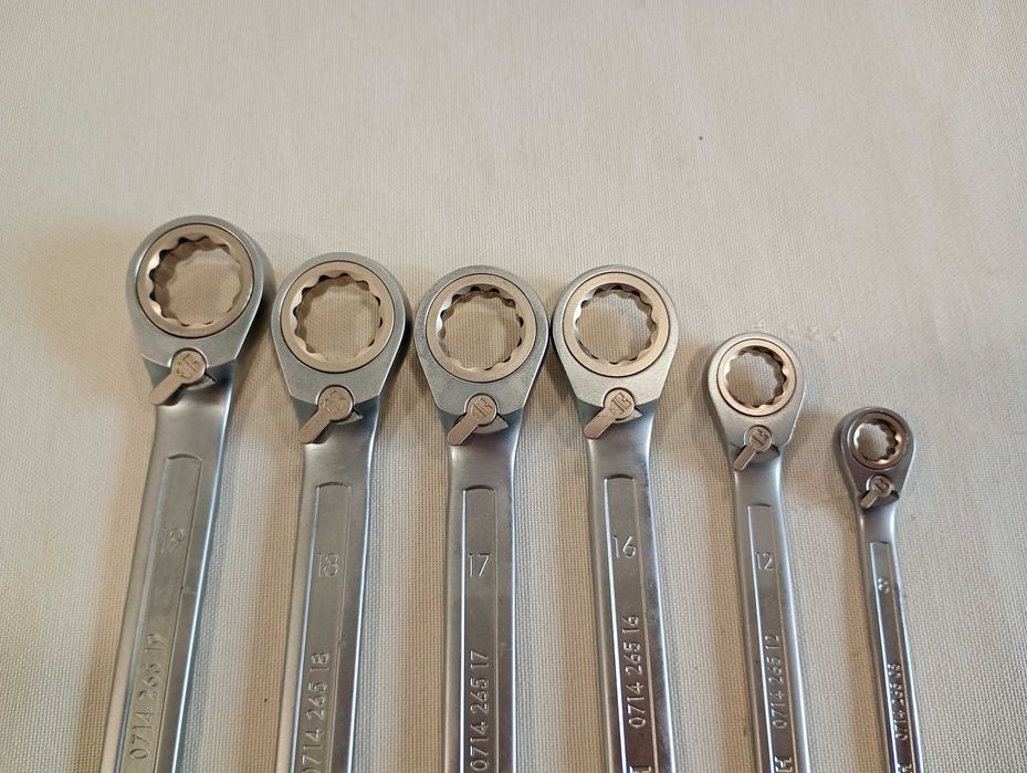 Wurth Zebra звездогаечен ключ с тресчотка с номера 8,12,16,17,18,19