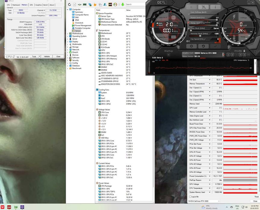 2 x ram adata blade rgb-6400