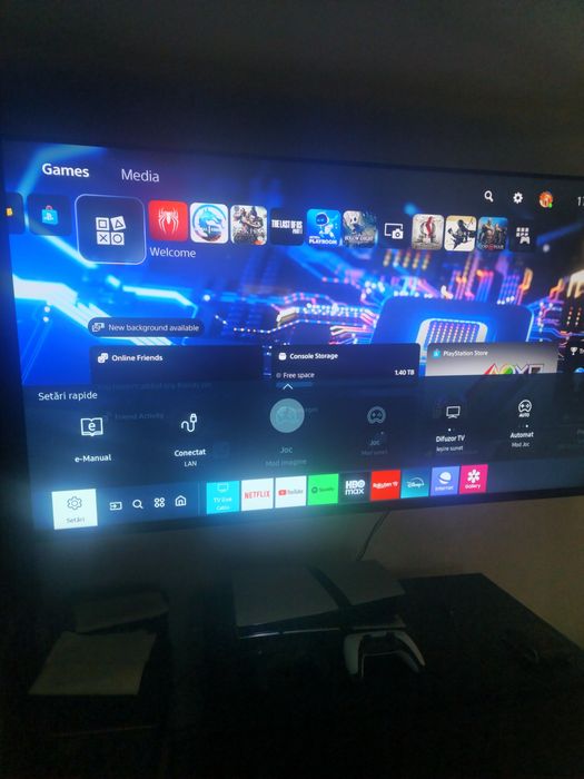 Vand tv samsung smart 4k 55AU7092, diagonala 139 cm
