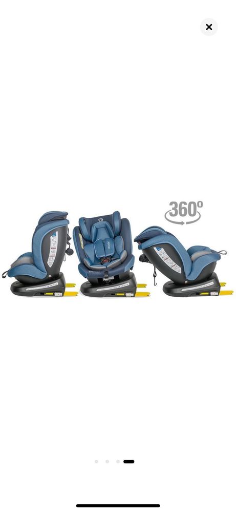 Scaun auto premium  rotativ 0-36kg coccolle Mydo